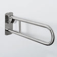 Nymas NymaPRO Stainless Steel Lift and Lock Hinged Grab Rail 650mm Length - Satin - 211865/SS