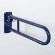 Nymas NymaPRO Stainless Steel Lift and Lock Hinged Grab Rail 800mm Length - Dark Blue - 211880/DB