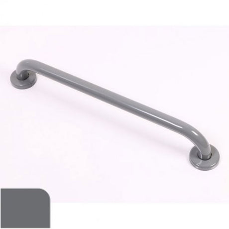 Nymas NymaPRO Round Flange Steel Grab Rail 450mm Length - Dark Grey - G1835C/DG