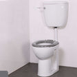 Nymas Nyma PRO Doc M Low Level Toilet Ware Set - Dark Grey Ring Seat - LLWARESET/DG