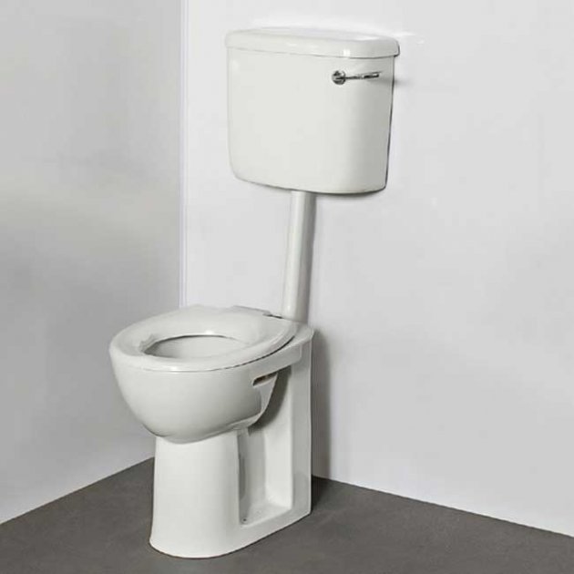 Nymas Nyma PRO Doc M Low Level Toilet Ware Set - White Ring Seat - LLWARESET/WH