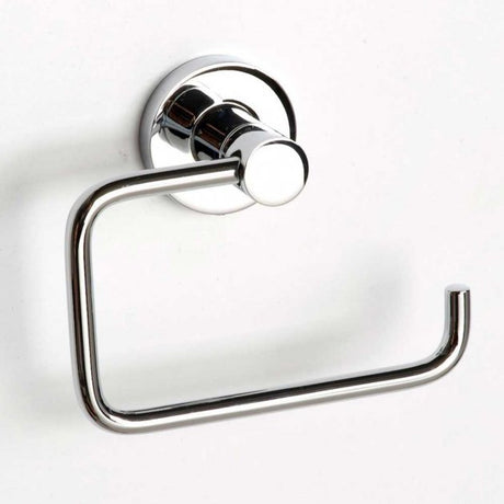 Nymas NymaSTYLE Brass Hinged Toilet Roll Holder - Polished Chrome - 343004/CP