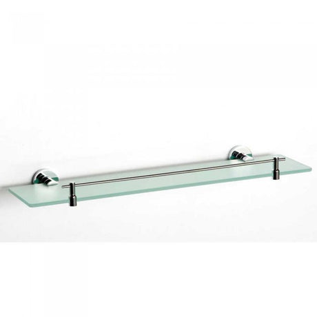 Nymas NymaSTYLE Brass Glass Shelf - Polished Chrome - 343007/CP