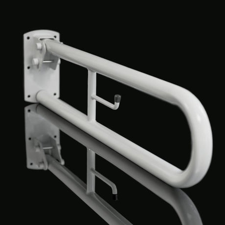 Nymas NymaPRO Trombone Lift and Lock Grab Rail 550mm Length - White - 112055/WH