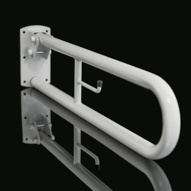 Nymas NymaPRO Trombone Lift and Lock Grab Rail 550mm Length - White - 112055/WH