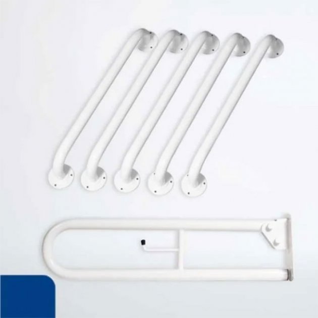 Nymas NymaPRO Exposed Fixing Grab Rails for Doc M Toilet Pack - Dark Blue - BCCDMT-0/DB