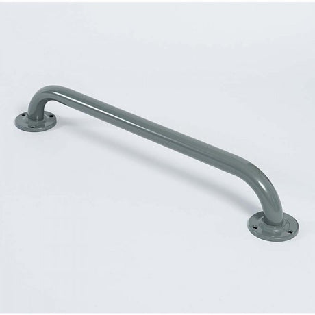 Nymas NymaPRO Round Flange Robust Steel Grab Rail 35mm Diameter 455mm Length - Grey - GR-18/35/GY