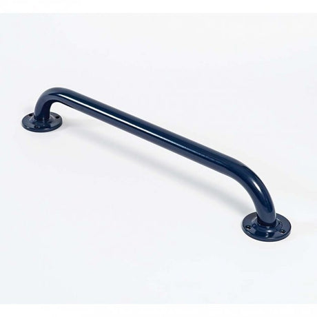 Nymas NymaPRO Round Flange Robust Steel Grab Rail 35mm Diameter 610mm Length - Dark Blue - GR-24/35/DB