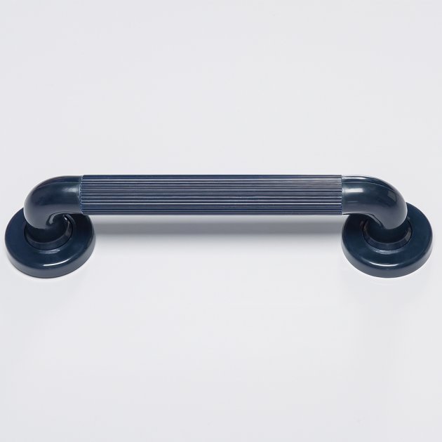 Nymas NymaPRO Plastic Fluted Grab Rail with Concealed Fixings 600mm Length - Dark Blue - PFGB - 24/DB - TAP 'N' SHOWER