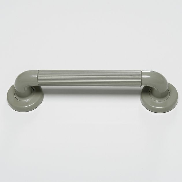 Nymas NymaPRO Plastic Fluted Grab Rail with Concealed Fixings 450mm Length - Grey - PFGB-18/GY