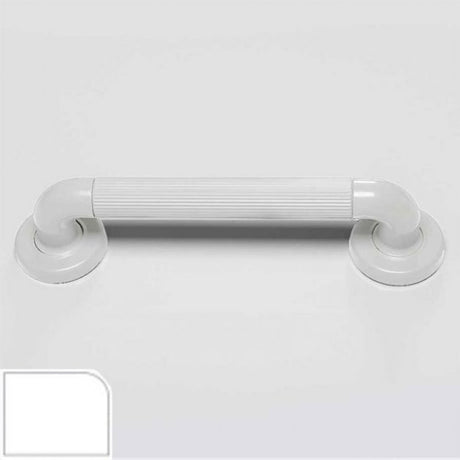 Nymas NymaPRO Plastic Fluted Grab Rail with Concealed Fixings 900mm Length - White - PFGB-36/WH