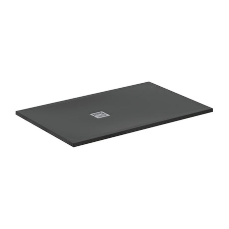 Ideal Standard Ultra Flat S + 1400 x 900mm Shower Tray - Jet Black - T5598FV - TAP 'N' SHOWER
