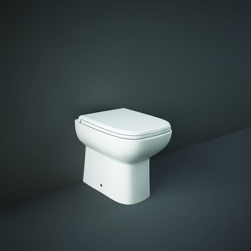 RAK - Origin Back to Wall Pan with Universal Trap - Alpine White - ORG17AWHA - TAP 'N' SHOWER