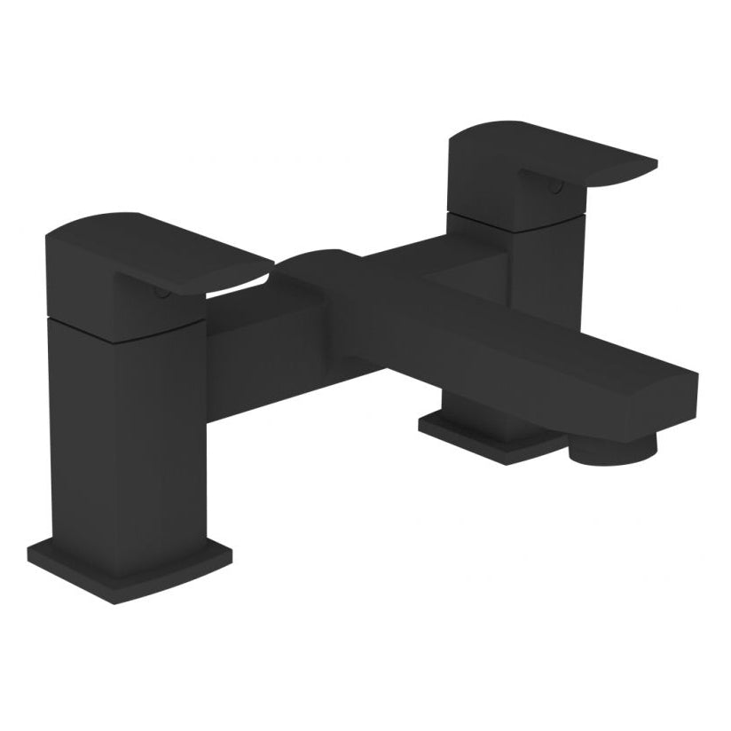 Oakham Paron Matt Black Bath Filler Tap - Deck Mounted - TAP 'N' SHOWER