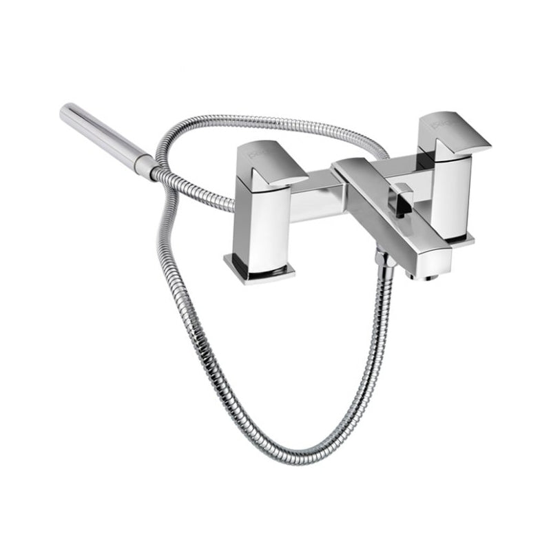 Oakham Paron Bath Shower Mixer Tap Including Shower - Chrome - TAP 'N' SHOWER