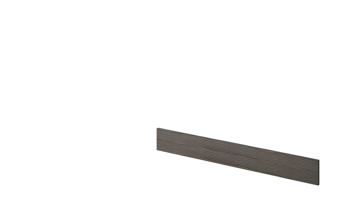 Hudson Reed Fusion Brown Grey Avola 1250mm bathroom plinth with durable MFC construction and stylish wood grain finish