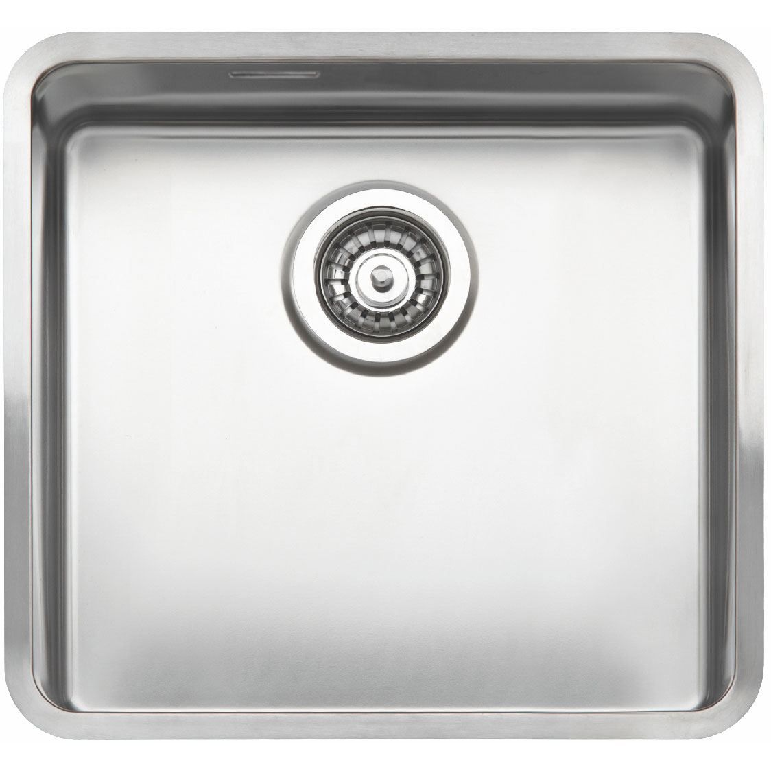 Reginox Elite Integrated Kitchen Sink Ohio 40 x 40 - Stainless Steel - OHIO 40X40 L - TAP 'N' SHOWER