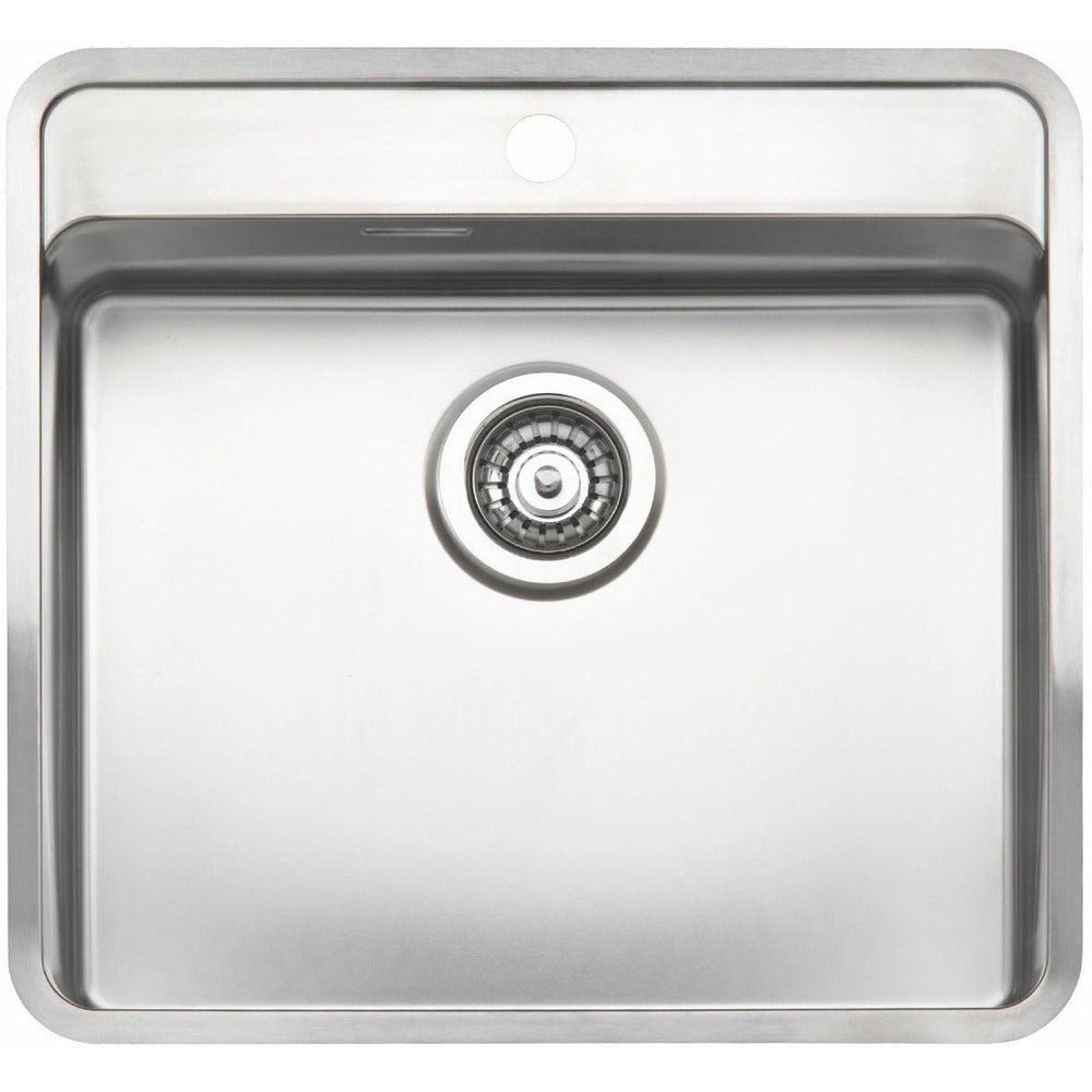 Reginox Ohio Tapwing Elite Integrated Kitchen Sink 50 x 40 - Stainless Steel - OHIO 50X40 TW - TAP 'N' SHOWER