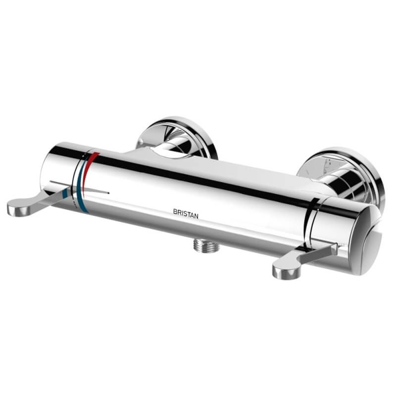 Bristan Opac Thermostatic Exposed Bar Shower Valve & Levers - OP SHXVO ISOL EL C - TAP 'N' SHOWER