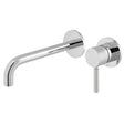 Vado Origins Slim Wall Mounted Basin Mixer Tap in chrome with single lever control