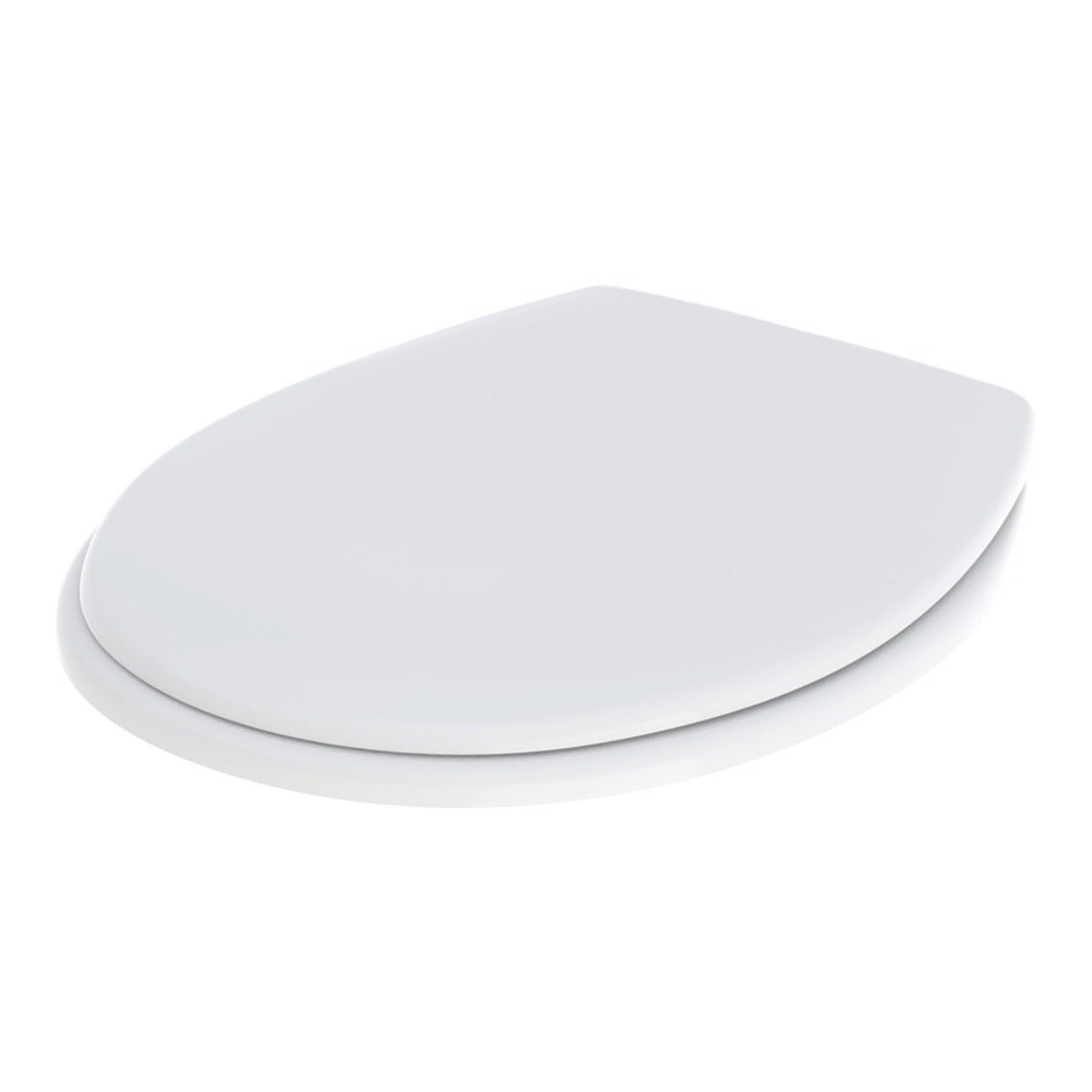Twyford Option Toilet Seat and Cover Stainless Steel Hinge - White - OT7815WH - TAP 'N' SHOWER