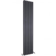 Hudson Reed Sloane Modern Double Designer Vertical Radiator 1800mm High x 354mm Wide - Anthracite - HLA74