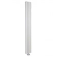 Hudson Reed Revive Modern Space-Saving Double Designer Vertical Radiator 1800mm High  x 237mm Wide - White - HRE007