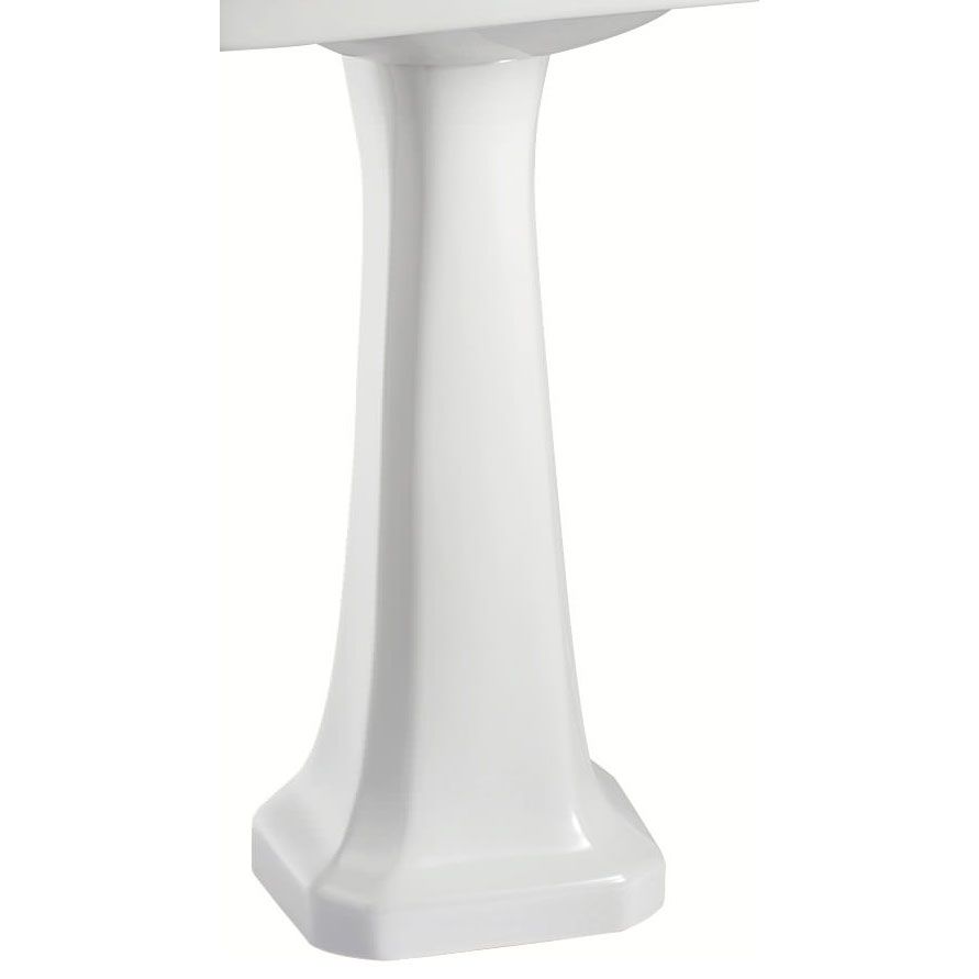 Burlington White Full Pedestal - P1 - TAP 'N' SHOWER