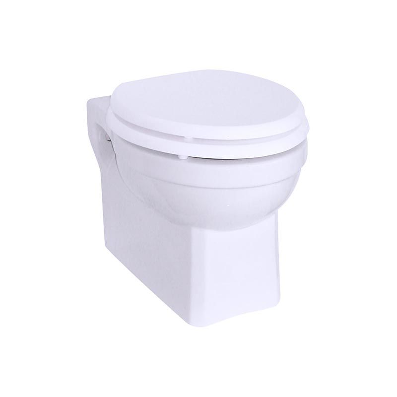 Burlington White Wall Hung WC Pan - P10