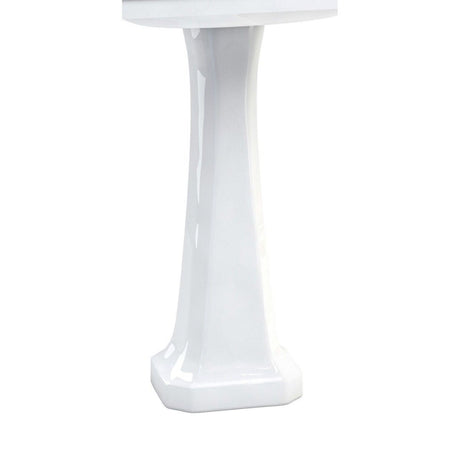 Burlington White Classic Pedestal - P6 - TAP 'N' SHOWER