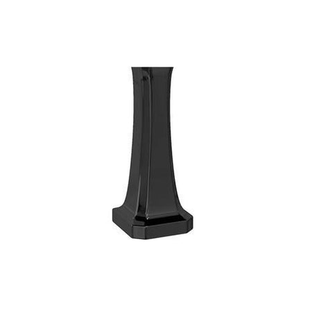Burlington Classic/Edwardian Full Pedestal 675 x 310mm Jet Black (Basin & Brassware NOT Included) - P6JET - TAP 'N' SHOWER