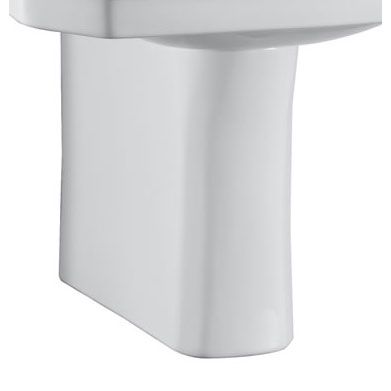 Burlington White Semi Pedestal - P8 - TAP 'N' SHOWER