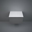 RAK Plano Solid Worktop 600mm - Matt White - PLASL06146500 - TAP 'N' SHOWER