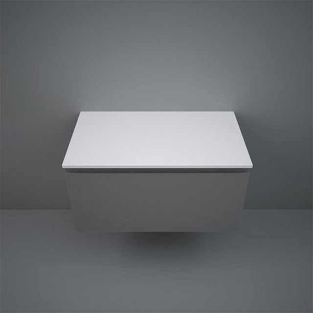RAK Plano Solid Worktop 800mm - Matt White - PLASL08146500 - TAP 'N' SHOWER