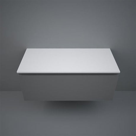 RAK Plano Solid Worktop 1000mm - Matt White - PLASL10146500 - TAP 'N' SHOWER
