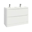 Scudo Bella 1200mm Floorstanding Unit Only - White - PAINT - BELLA - 1200FLOORCAB - GWTE - TAP 'N' SHOWER