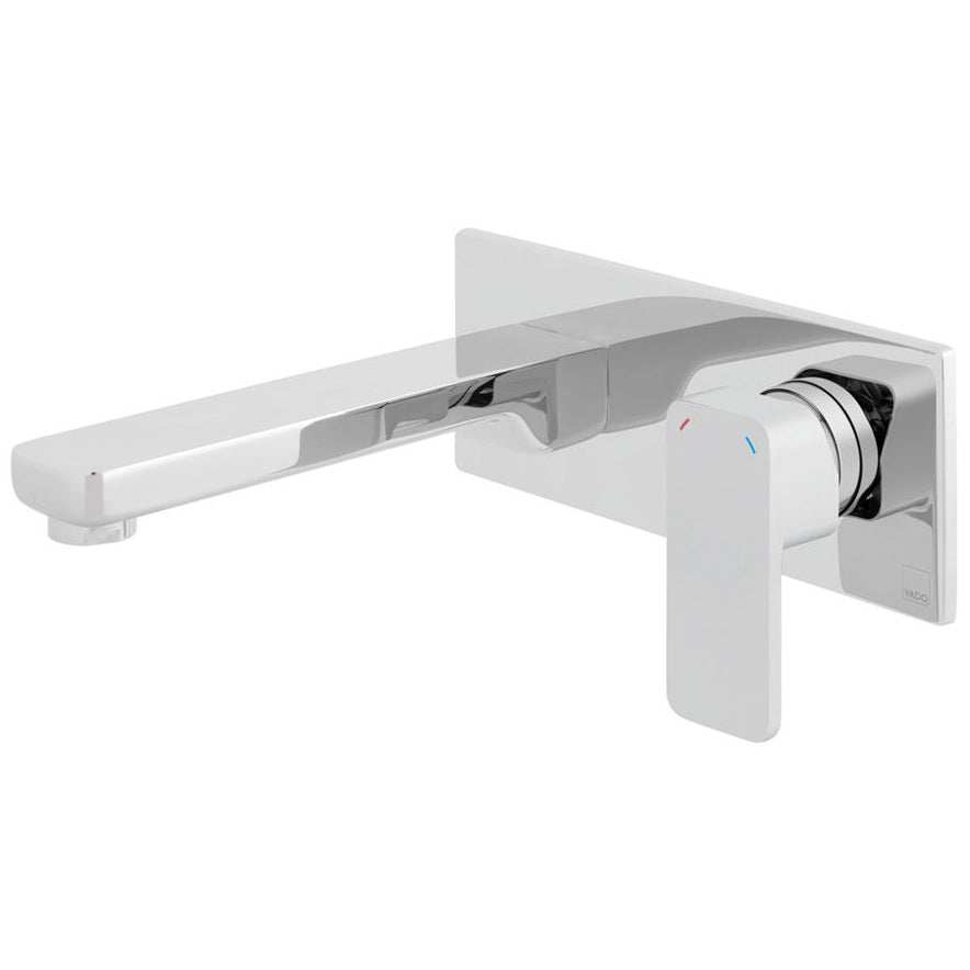 Vado Phase 2 Tapholes chrome wall mounted basin mixer tap with single lever