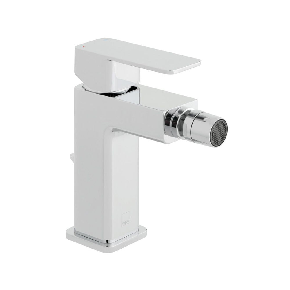 Vado Phase Mono Bidet Mixer with A Pop Up Basin Waste - Polished Chrome - PHA - 210 - C/P - TAP 'N' SHOWER