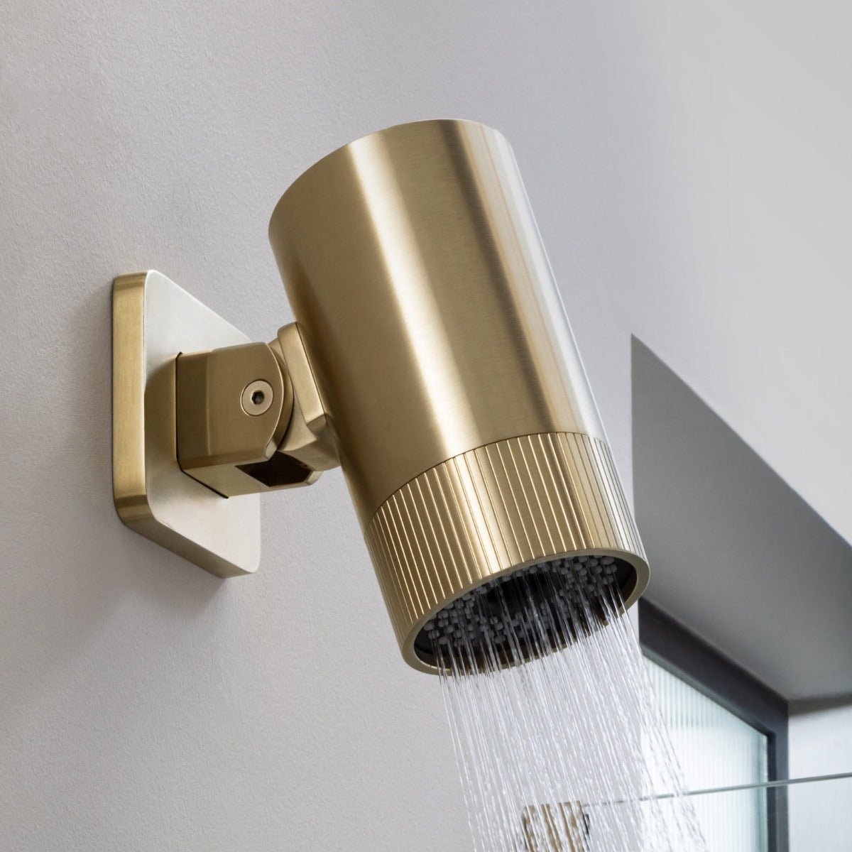 JTP VOS Lumen Shower Head - Brushed Brass - LU3SHBBR - TAP 'N' SHOWER