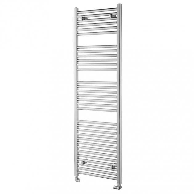 Towelrads Pisa Straight Heated Towel Rail 1600mm High x 500mm Wide - Chrome - 140028 - TAP 'N' SHOWER