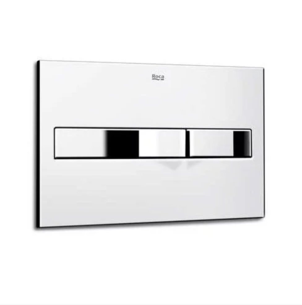 Roca PL2 Flush Plate - Chrome - 890096001