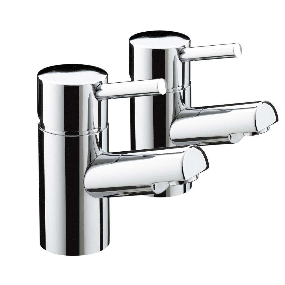 Bristan Prism Modern Basin Taps - Chrome Plated - PM 1/2 C