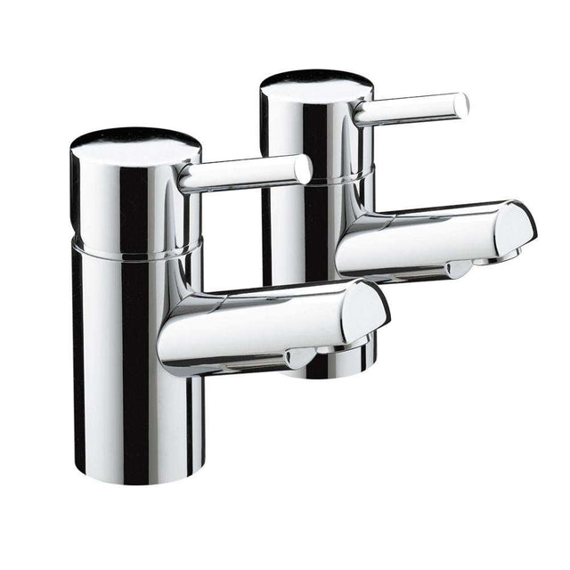 Bristan Prism Modern Bath Taps - Chrome Plated - PM 3/4 C