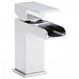 Kartell Phase Waterfall Mini Mono Basin Mixer Tap & Click Waste - Polished Chrome - TAP034PH - TAP 'N' SHOWER