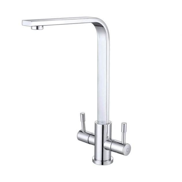 Prima Astoria Dual Lever Kitchen Sink Mixer Tap - Chrome - BPR2244 - TAP 'N' SHOWER