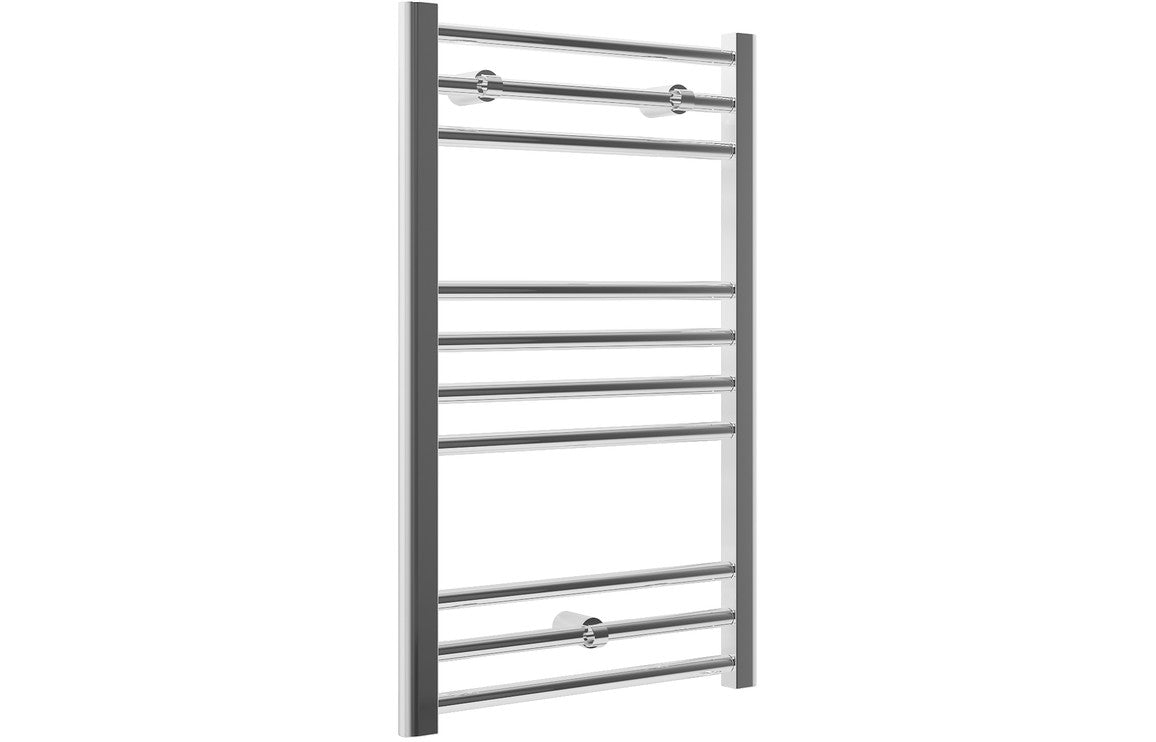 Prystine Colombus Straight 30mm Ladder Radiator 500 x 1200mm - Chrome - PRIS102962 - TAP 'N' SHOWER