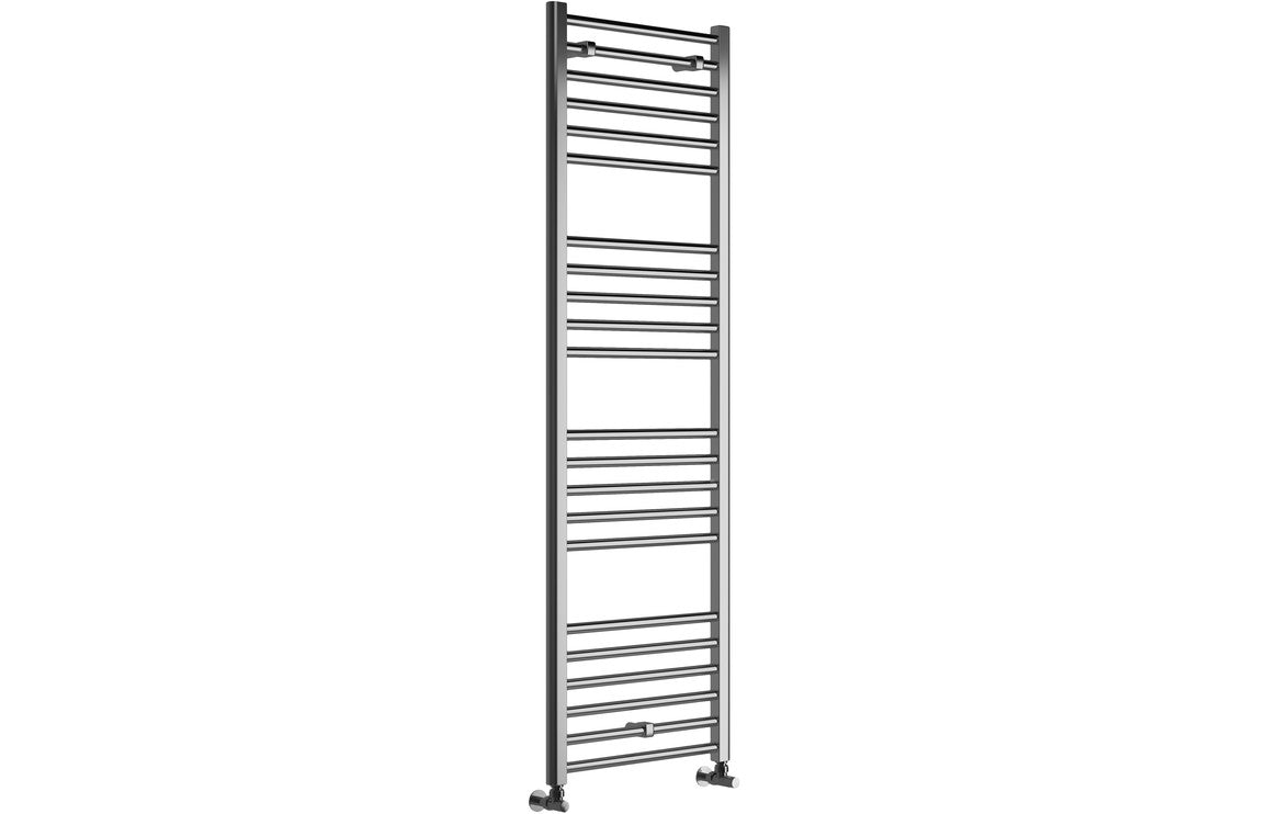 Prystine Colombus Straight 30mm Ladder Radiator 600 x 1600mm - Chrome - PRIS102966 - TAP 'N' SHOWER