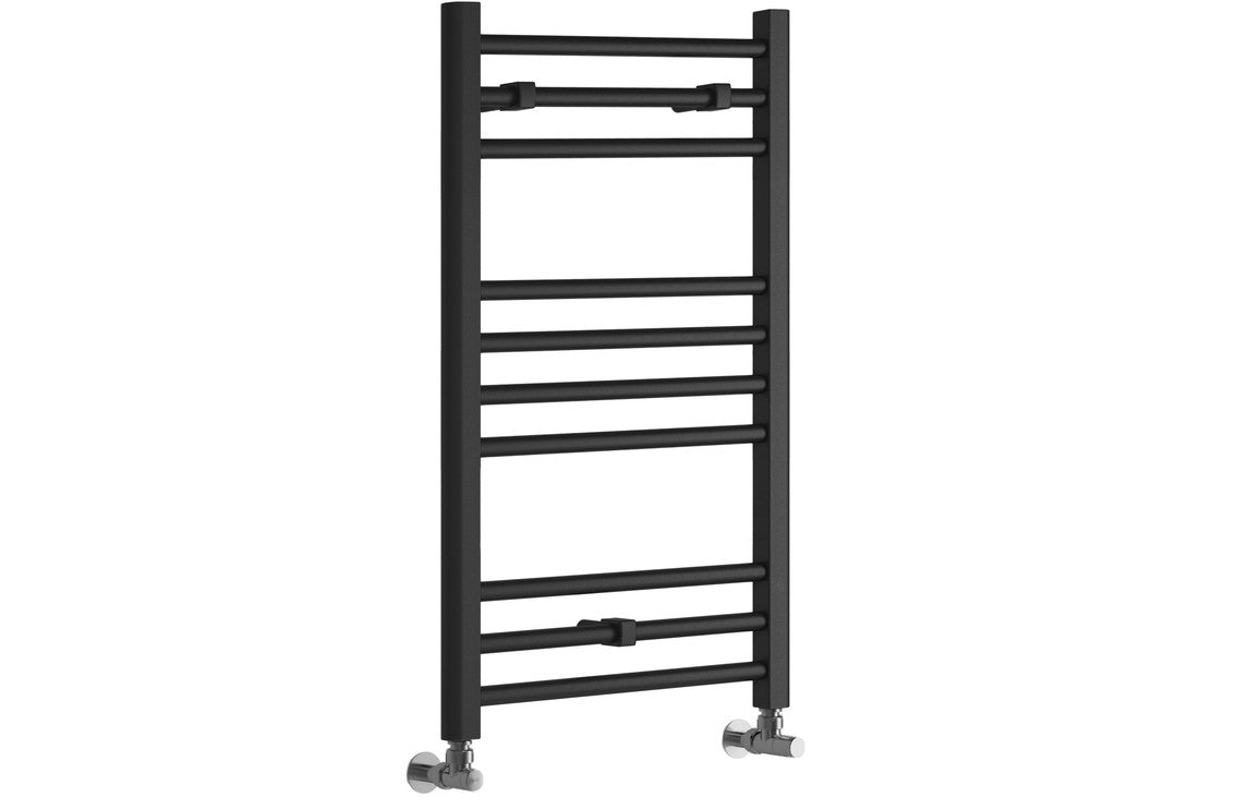 Prystine Colombus Straight 30mm Ladder Radiator 500 x 800mm - Anthracite - PRIS102967 - TAP 'N' SHOWER