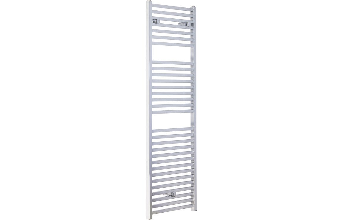 Prystine Peoria 30mm Square Ladder Radiator 500 x 1420mm - Chrome - PRIS102987 - TAP 'N' SHOWER