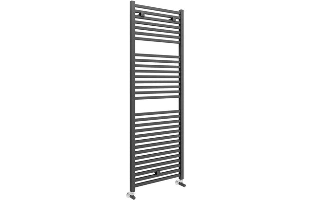 Prystine Peoria 30mm Square Ladder Radiator 500 x 1420mm - Anthracite - PRIS102990 - TAP 'N' SHOWER